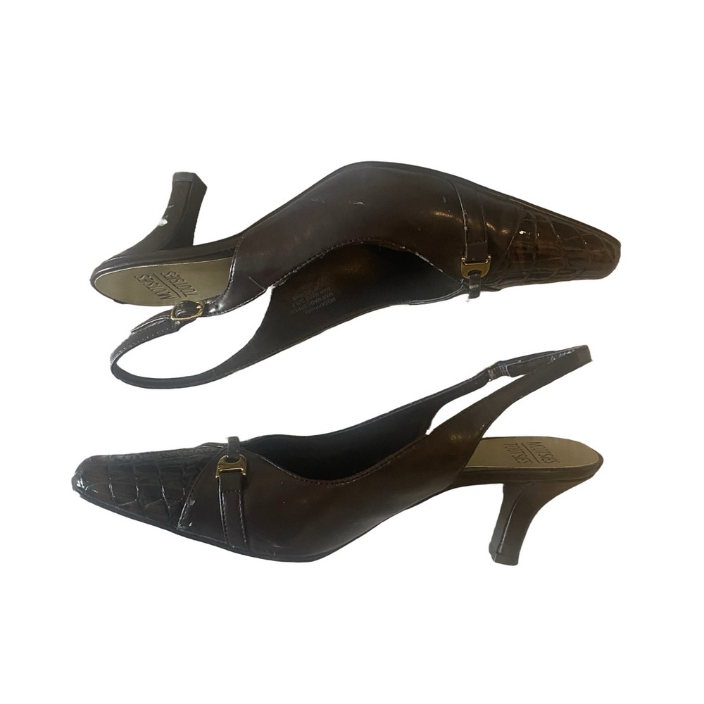 Mootsies Tootsies Brown Kitten Heels